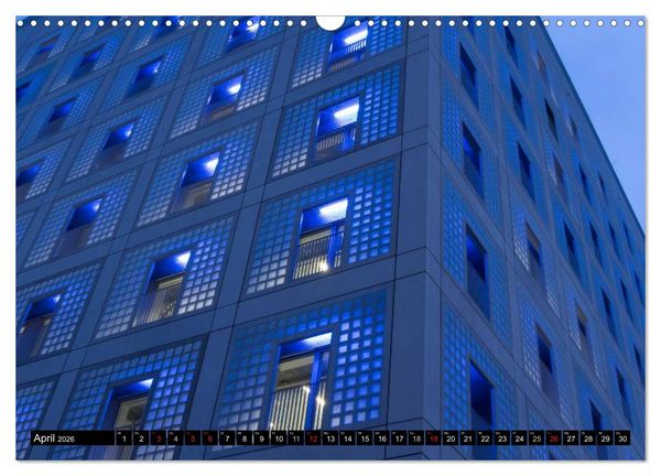 Produktbild: Stuttgart - Blue City Lights (Wandkalender 2026 DIN A3 quer), CALVENDO Monatskalender