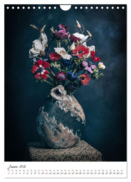 Produktbild: Blumen Bouquet (Wandkalender 2026 DIN A4 hoch), CALVENDO Monatskalender