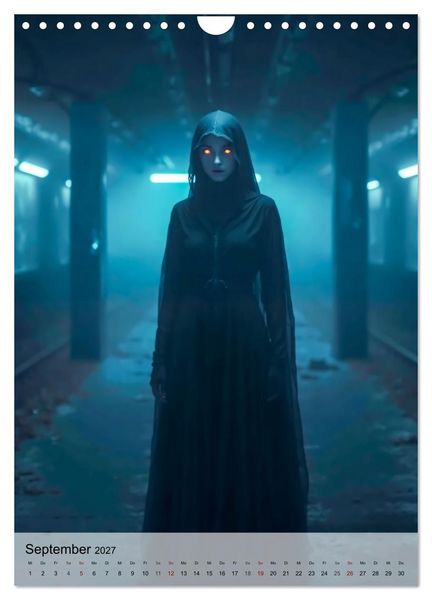 Produktbild: Kreaturen der Dunkelheit - Urbane Horror Mythen (Wandkalender 2027 DIN A4 hoch), CALVENDO Monatskalender
