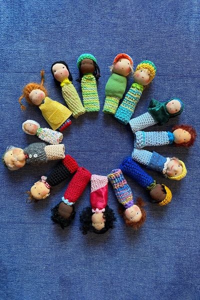 Produktbild: Fingerp&uuml;ppchen h&auml;keln und n&auml;hen