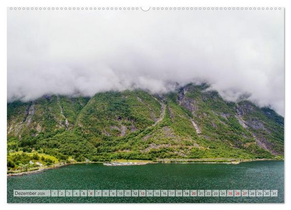 Produktbild: Fjorde & Felsen &ndash; Norwegens wilde Seele (Wandkalender 2026 DIN A2 quer), CALVENDO Monatskalender