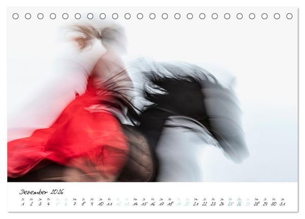 Produktbild: Pferde vom Wind verweht (Tischkalender 2026 DIN A5 quer), CALVENDO Monatskalender