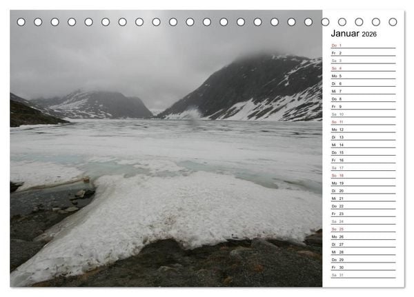Produktbild: Norwegen und seine Sch&ouml;nheiten 2026 (Tischkalender 2026 DIN A5 quer), CALVENDO Monatskalender
