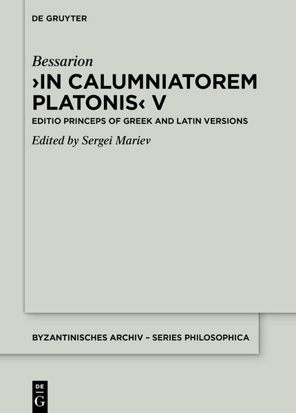 Produktbild: In Calumniatorem Platonis V