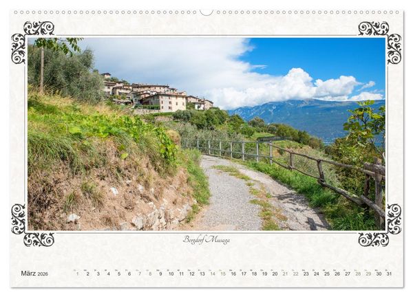 Produktbild: Gardasee - Idylle am Lago 2026 (hochwertiger Premium Wandkalender 2026 DIN A2 quer), Kunstdruck in Hochglanz