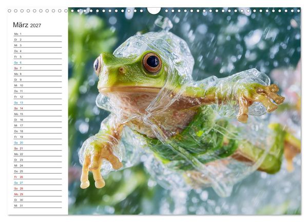 Produktbild: Tierisch genial (Wandkalender 2027 DIN A3 quer), CALVENDO Monatskalender