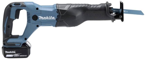 Produktbild: Makita DJR186RT Akku-S&auml;bels&auml;ge DJR186RT inkl. Akku, inkl. Ladeger&auml;t, inkl. Koffer 18 V 5 Ah