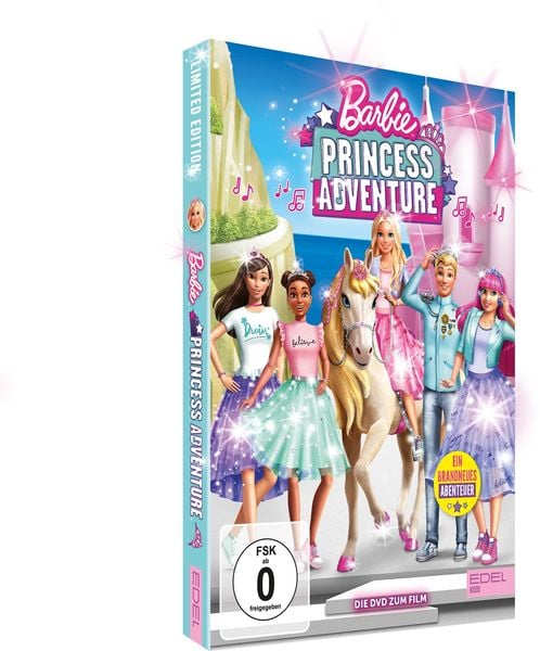 Barbie - Princess Adventure - Im hochwertigen Glizer-Schuber - Die DVD zum Film (Ltd. Edition), DVD