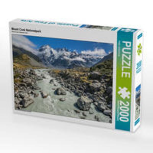 CALVENDO Puzzle Mount Cook Nationalpark | 2000 Teile Lege-Größe 90 × 67 cm Foto-Puzzle für glückliche Stunden