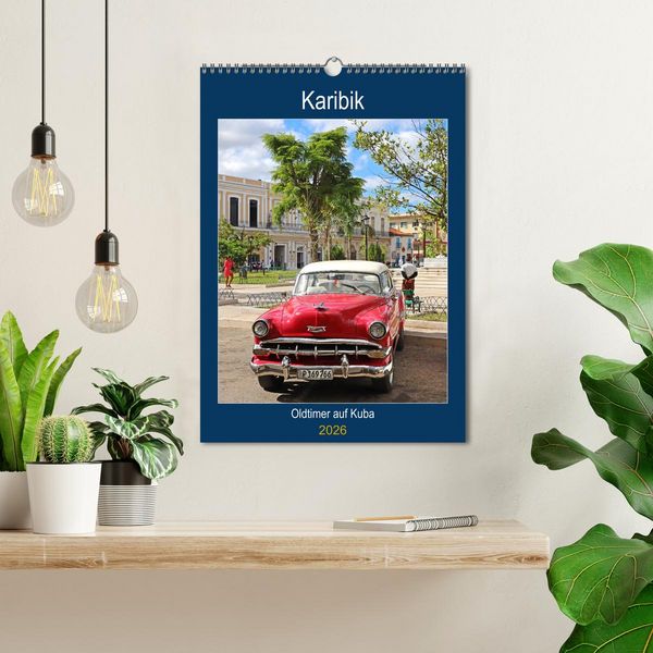 Produktbild: KARIBIK Oldtimer auf Kuba (Wandkalender 2026 DIN A3 hoch), CALVENDO Monatskalender