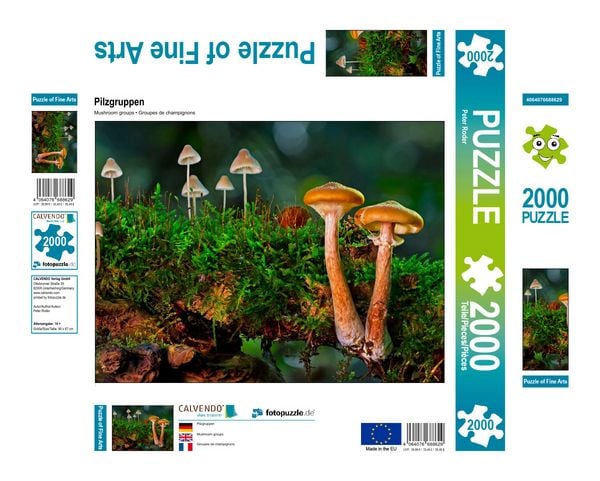 Produktbild: CALVENDO Puzzle Pilzgruppen 2000 Teile Lege-Gr&ouml;&szlig;e 900 x 670 cm Foto-Puzzle Bild von Peter Roder