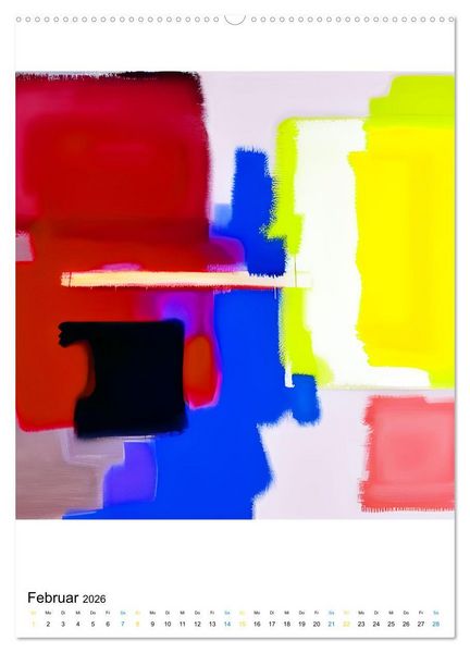 Produktbild: Modern ART Farbkompositionen (Wandkalender 2026 DIN A2 hoch), CALVENDO Monatskalender