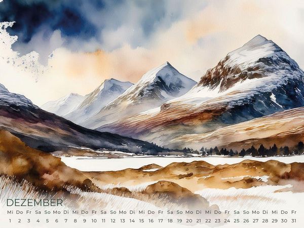 Produktbild: Schottland Artwork Edition Kalender 2027