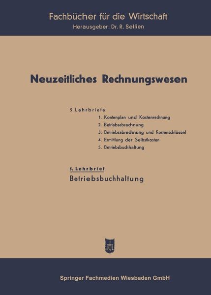 Produktbild: Neuzeitliches Rechnungswesen
