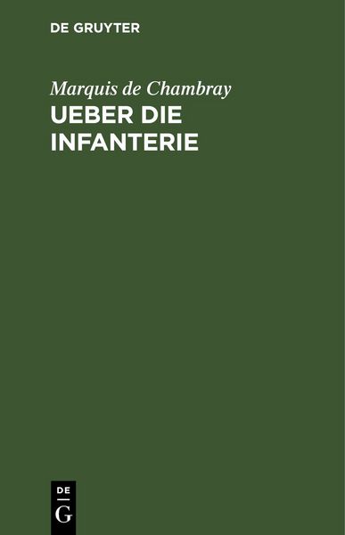 Produktbild: Ueber die Infanterie