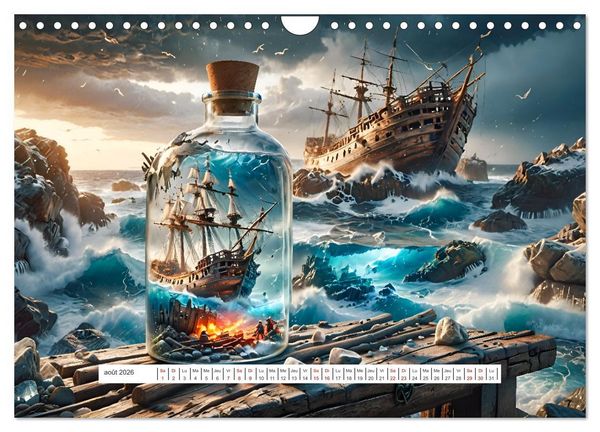 Produktbild: Les voiles et la mer (Calendrier mural 2026 DIN A4 vertical), CALVENDO calendrier mensuel