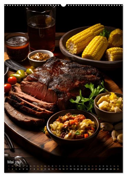 Produktbild: Meat Lovers - K&ouml;stliche Grill Abenteuer (hochwertiger Premium Wandkalender 2026 DIN A2 hoch), Kunstdruck in Hochglanz