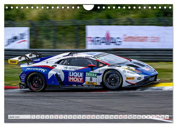 Produktbild: Wilde Stiere am N&uuml;rburgring (Wandkalender 2026 DIN A4 quer), CALVENDO Monatskalender