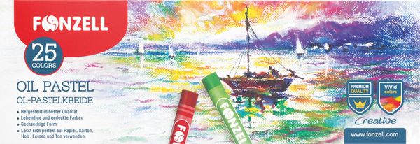 Produktbild: &Ouml;lpastellkreide 25er