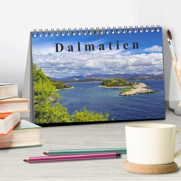 Produktbild: Dalmatien (Tischkalender 2026 DIN A5 quer), CALVENDO Monatskalender