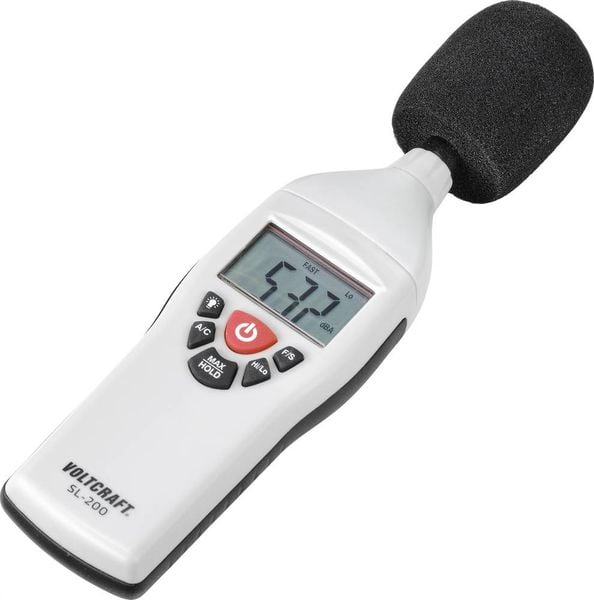 Produktbild: VOLTCRAFT Schallpegel-Messger&auml;t SL-200 30 - 130 dB 31.5Hz - 8kHz
