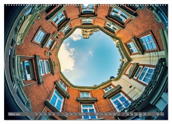 Produktbild: Fisheye Fotografie (Wandkalender 2026 DIN A2 quer), CALVENDO Monatskalender