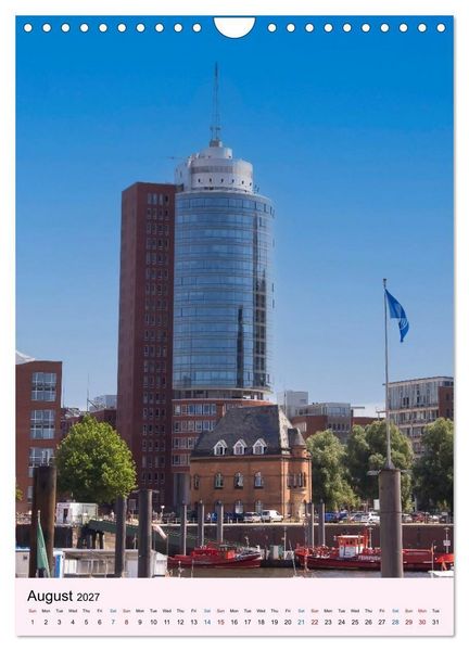 Produktbild: Hamburg - Life Along the Water (Wall Calendar 2027 DIN A4 portrait), CALVENDO 12 Month Wall Calendar