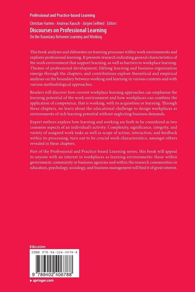 Produktbild: Discourses on Professional Learning