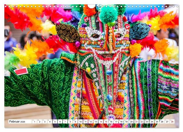 Produktbild: Traditionen und Feste im Hochland von Peru (Wandkalender 2026 DIN A3 quer), CALVENDO Monatskalender