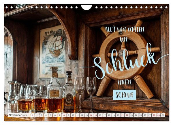 Produktbild: Meerblick und Plattschnack (Wandkalender 2026 DIN A4 quer), CALVENDO Monatskalender