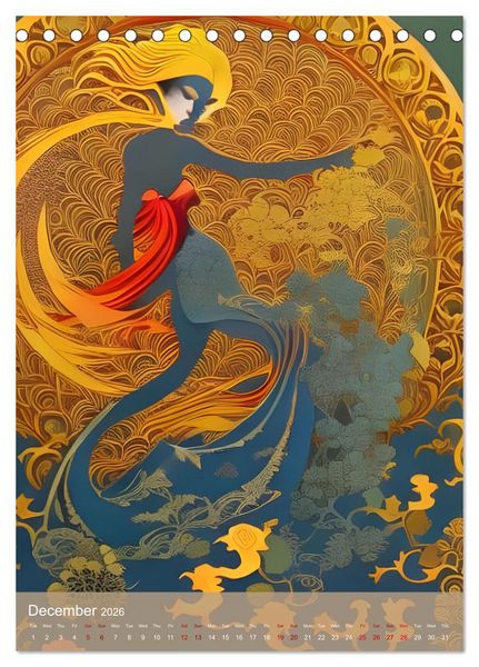 Produktbild: Hidden Beauty (Desk Calendar 2026 DIN A5 portrait), CALVENDO 12 Month DeskCalendar