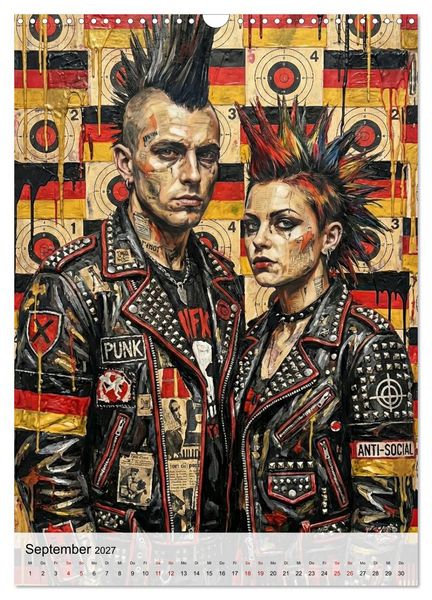 Produktbild: Punk 76 (Wandkalender 2027 DIN A3 hoch), CALVENDO Monatskalender