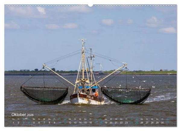 Produktbild: K&uuml;stengl&uuml;ck - Ein fotografischer Streifzug entlang der Nordsee (hochwertiger Premium Wandkalender 2026 DIN A2 quer), Kunstdruck in Hochglanz