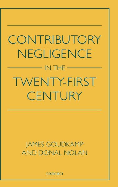 Produktbild: Contributory Negligence in the Twenty-First Century