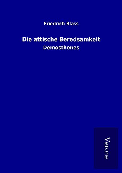 Produktbild: Die attische Beredsamkeit