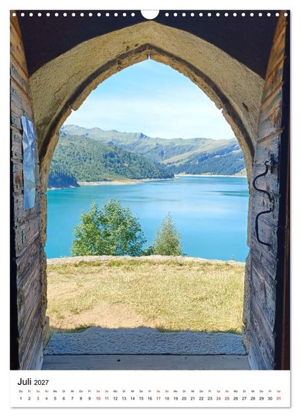 Produktbild: Traumhafte Bergwelt - Im Bann des Lichts (Wandkalender 2027 DIN A3 hoch), CALVENDO Monatskalender