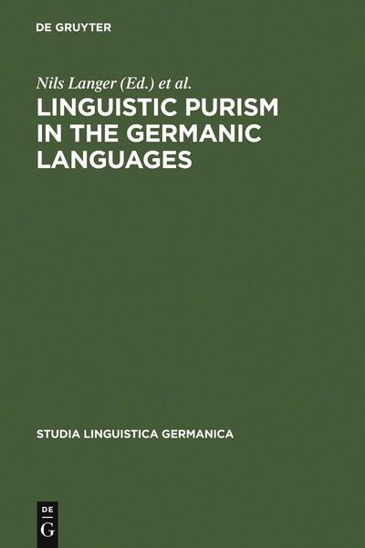 Produktbild: Linguistic Purism in the Germanic Languages