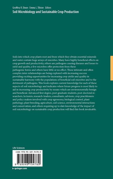 Produktbild: Soil Microbiology and Sustainable Crop Production
