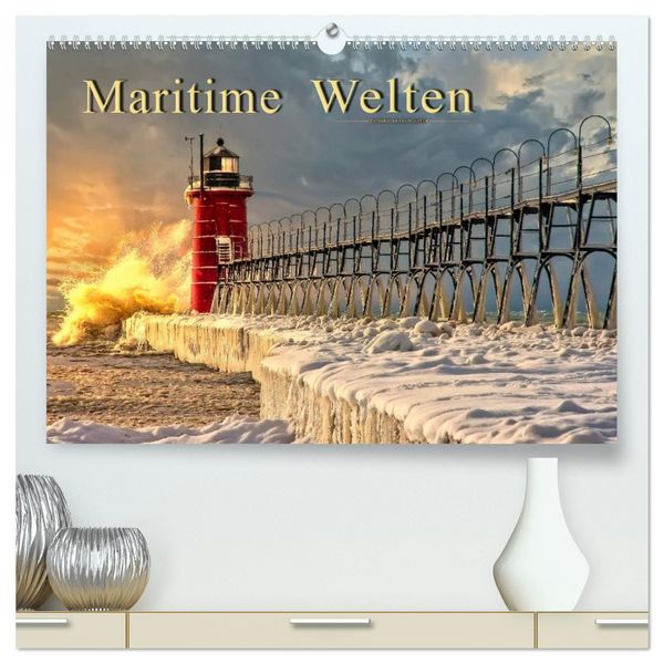 Produktbild: Maritime Welten (hochwertiger Premium Wandkalender 2026 DIN A2 quer), Kunstdruck in Hochglanz