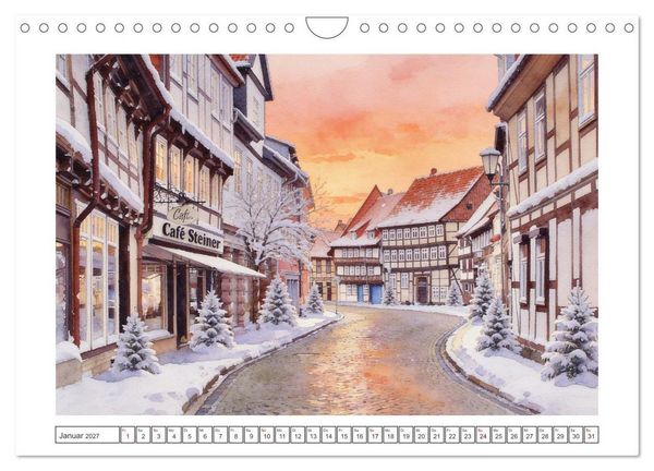 Produktbild: Bezaubernde St&auml;dte in Sachsen-Anhalt (Wandkalender 2027 DIN A4 quer), CALVENDO Monatskalender
