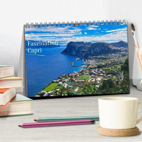 Produktbild: Faszinierendes Capri (Tischkalender 2026 DIN A5 quer), CALVENDO Monatskalender