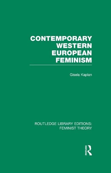 Produktbild: Contemporary Western European Feminism (RLE Feminist Theory)