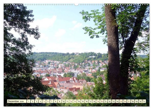 Produktbild: Unterwegs in T&uuml;bingen (hochwertiger Premium Wandkalender 2026 DIN A2 quer), Kunstdruck in Hochglanz