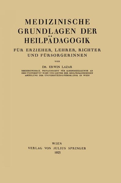 Produktbild: Medizinische Grundlagen der Heilp&auml;dagogik