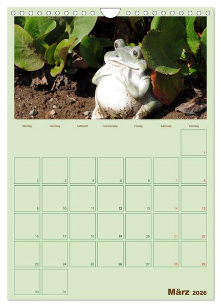 Produktbild: Gartenplaner (Wandkalender 2026 DIN A4 hoch), CALVENDO Monatskalender