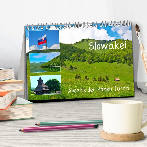 Produktbild: Slowakei - Abseits der Hohen Tatra (Tischkalender 2026 DIN A5 quer), CALVENDO Monatskalender