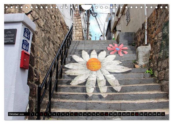 Produktbild: Street Art Seoul (Wandkalender 2026 DIN A4 quer), CALVENDO Monatskalender