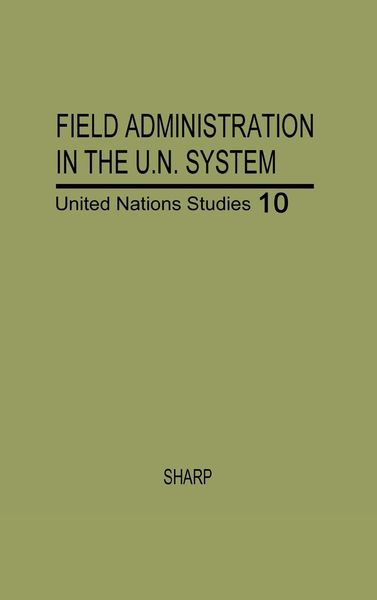 Produktbild: Field Administration in the United Nations System