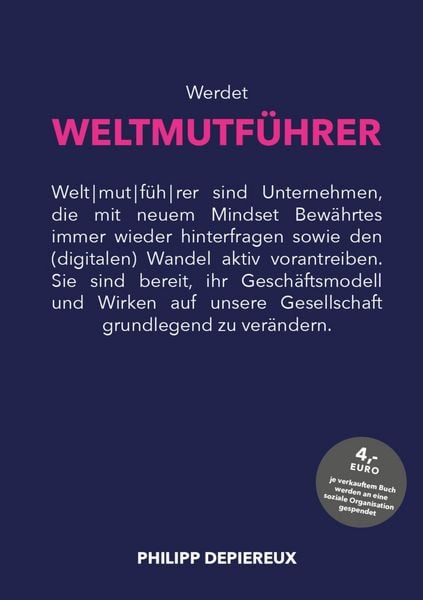 Produktbild: Werdet Weltmutf&uuml;hrer