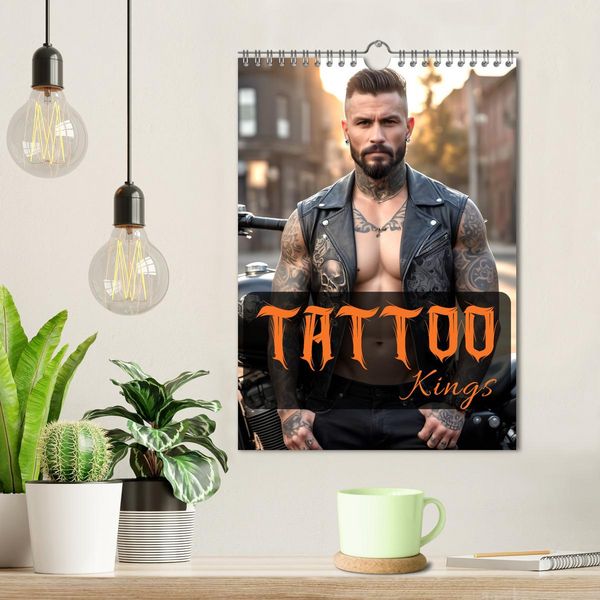 Produktbild: Tattoo Kings (Wandkalender 2026 DIN A4 hoch), CALVENDO Monatskalender